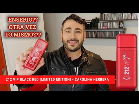 Descubre el irresistible aroma de VIP Black Red de Carolina Herrera
